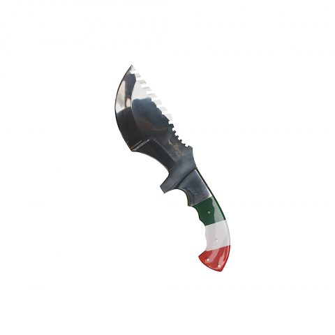 Full Tang Tactical Hunting Knife with Razor-Sharp Blade & Leather Sheath