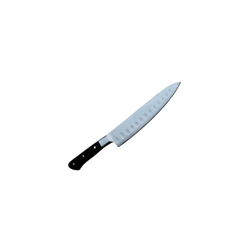 Professional Chef's Knife with Leather Sheath - Image 3