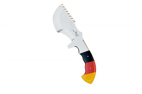 Full Tang Tactical Hunting Knife with Razor-Sharp Blade & Leather Sheath
