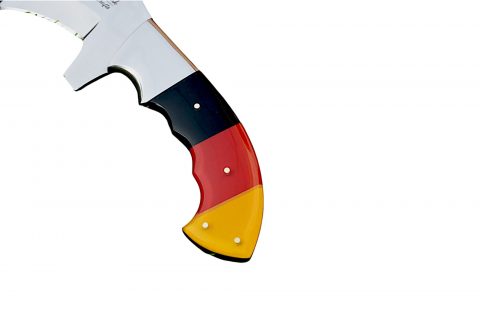 Full Tang Tactical Hunting Knife with Razor-Sharp Blade & Leather Sheath - Image 3