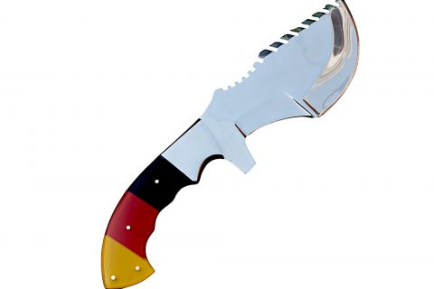 Full Tang Tactical Hunting Knife with Razor-Sharp Blade & Leather Sheath - Image 4