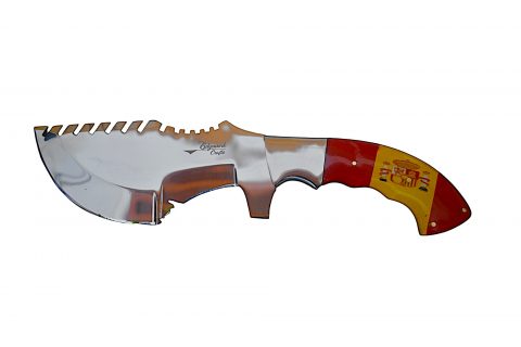 Full Tang Tactical Hunting Knife with Razor-Sharp Blade & Leather Sheath - Image 4