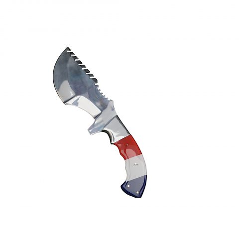 Full Tang Tactical Hunting Knife with Razor-Sharp Blade & Leather Sheath