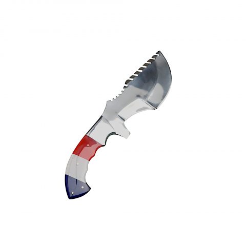 Full Tang Tactical Hunting Knife with Razor-Sharp Blade & Leather Sheath - Image 3