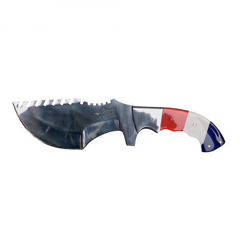 Full Tang Tactical Hunting Knife with Razor-Sharp Blade & Leather Sheath - Image 4