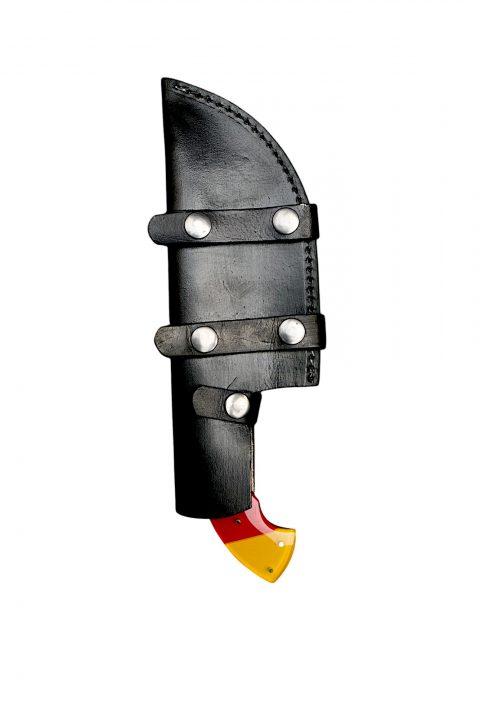 Full Tang Tactical Hunting Knife with Razor-Sharp Blade & Leather Sheath - Image 7
