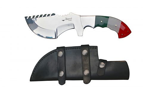Full Tang Tactical Hunting Knife with Razor-Sharp Blade & Leather Sheath - Image 4