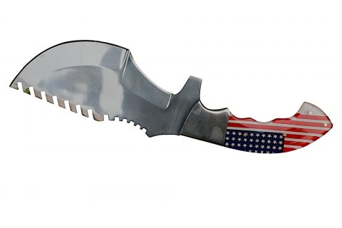 Full Tang Tactical Hunting Knife with Razor-Sharp Blade & Leather Sheath - Image 4