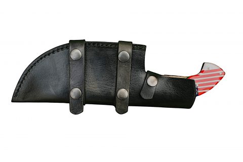 Full Tang Tactical Hunting Knife with Razor-Sharp Blade & Leather Sheath - Image 6