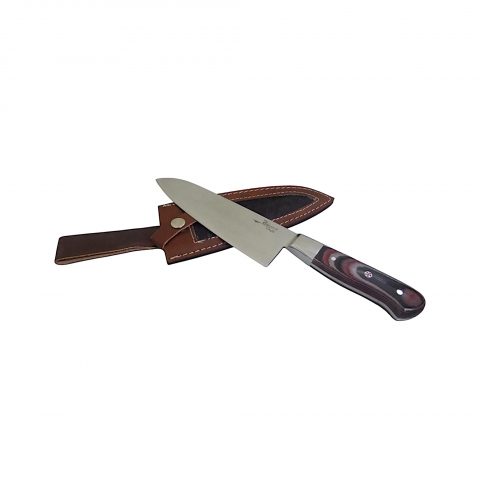 Artisan Japanese-Style Utility Knife with Sheath - Image 5
